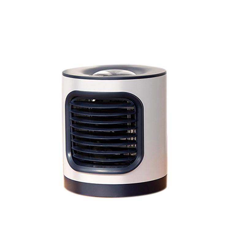 

Mini Portable Air Conditioner Conditioning Humidifier Purifier USB Projection Lamp Desktop Cooler Fan Electric Fans