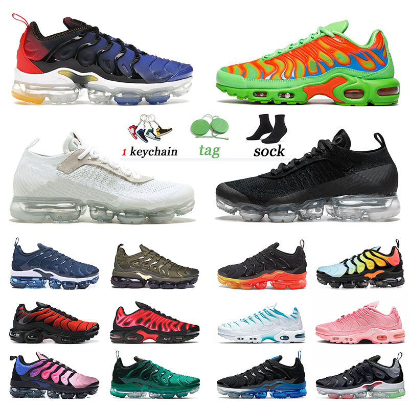 

Men Trainers TN Plus Running Shoes Flynit Air Vapor Max Sports Sneakers Off Atlanta Mean Green Fly Knit Women Hyper Blue White Vapourmax Big Size 36-47 Voitage Purple, #46 40-46 fade blue hero volt