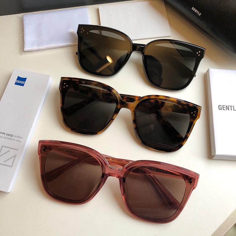 

Sunglasses 2021 Vintage Korea Designer Acetate GEMTLE Rick Male And Female Decorative Car Driving Glasses