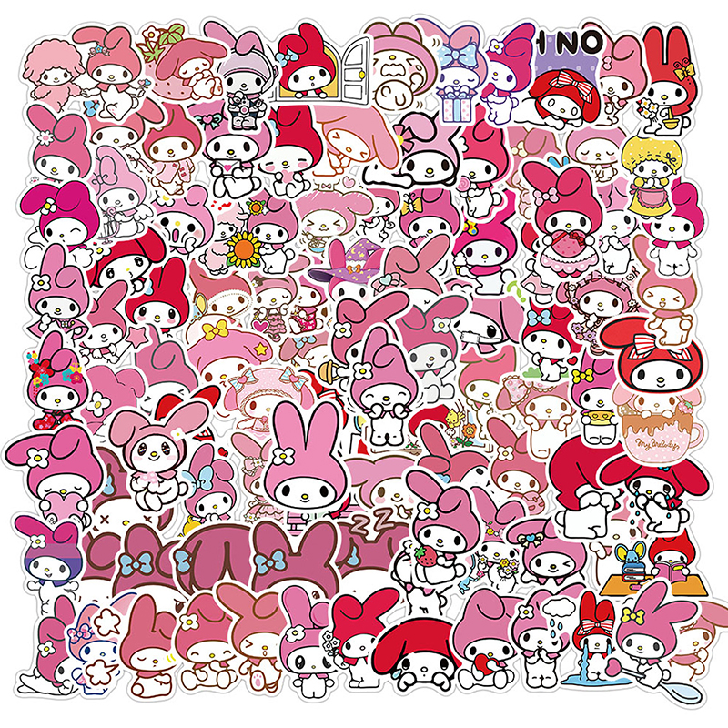 

Guitar Lovely Cartoon Stickers Anime Animal DIY Graffiti Decals For Helmet Luggage Motorcycle iPad Phone Scooter Laptop Games Gift Decoration 100pcs/Lot Hot, Mix