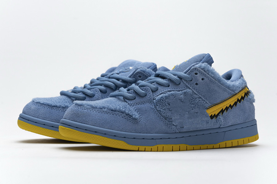 

SB Dunk Low Pro QS Basketball Shoes baby Bear Blue Color Suede Overlays Skateboard Men/Women Outdoor Sneakers Sports With Original Box