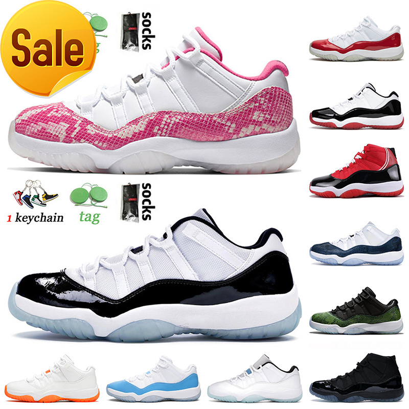 

Authentic 11 11s Basketball Shoes Mens Womens Snakeskin Pink Green Concord High Bred Cap And Gown Low Legend Blue, A58 40-47 low legend blue