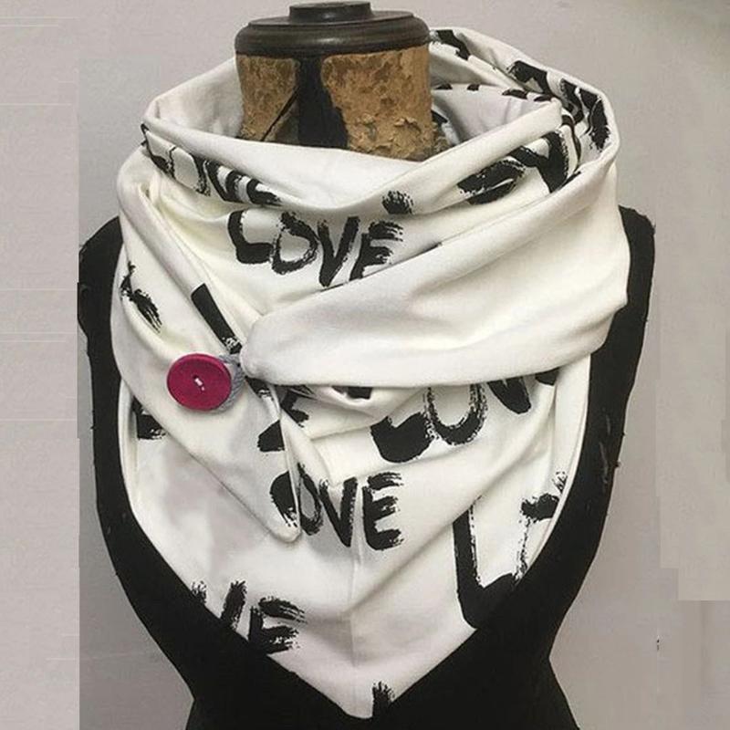 

Scarves Women Winter Luxury Designer Scarf Wraps Solid Dot Printing Button Soft Wrap Casual Warm Shawls British Scarfs