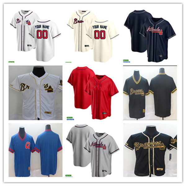 

Men Women Youth Atlanta''Braves''68 Tyler Matzek 74 Dylan Lee 50 Charlie Morton 15 Sean Newcomb Custom Baseball Jersey, Gold