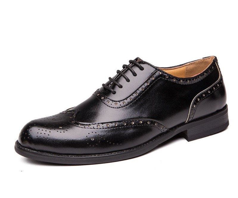 

Mens Formal Genuine Leather Oxford S For Men luxurys Dress Shoes Wedding Laces Business Shoe, Black