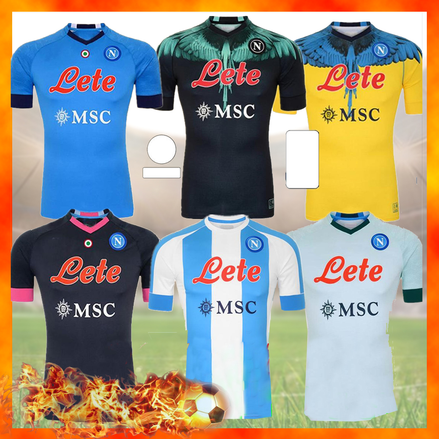 

21 22 Napoli soccer jersey Naples football shirt top thai quality 2021 KOULIBALY camiseta de fútbol INSIGNE Maradona maillot foot MERTENS camisa, Multi