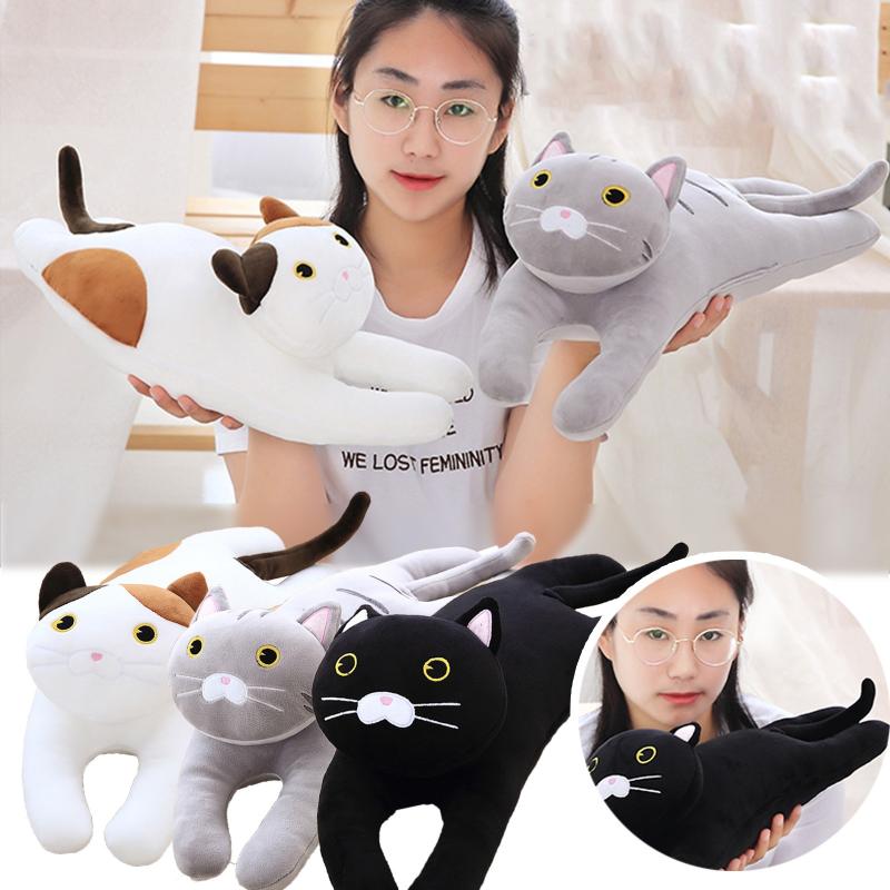

50cm Super Soft Cat/Panda/Duck Plush Pillow Stuffed Cartoon Animal Cute Cat Toy Bedroom Nap Kids Adults Birthday Gifts Party Favor