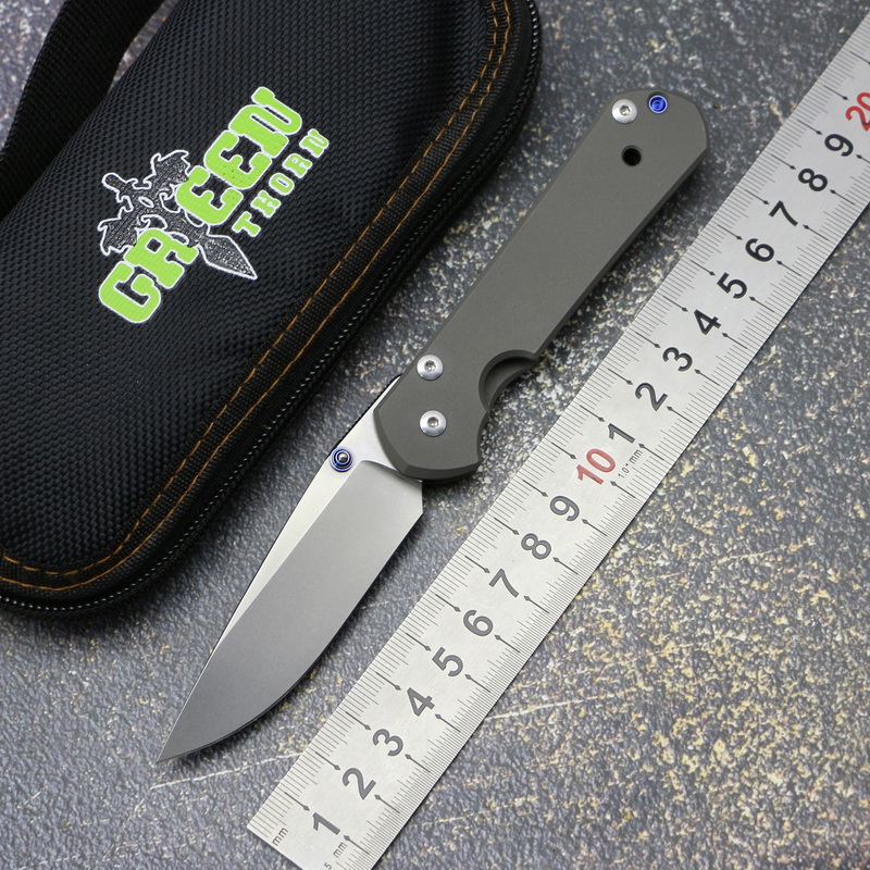 

Green Thorn Sma Sebenza 21 Foding Knife D2 Bade Titanium Hande Outdoor Camping Hunting Fruit Trekking Pocket EDC Toos