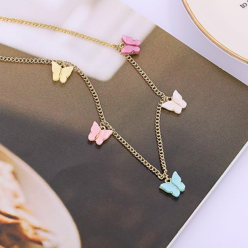 

Pendant Necklaces Sweet Butterfly Necklace For Women Long Wild Clavicle Chain Refined Stylish Gift 2021