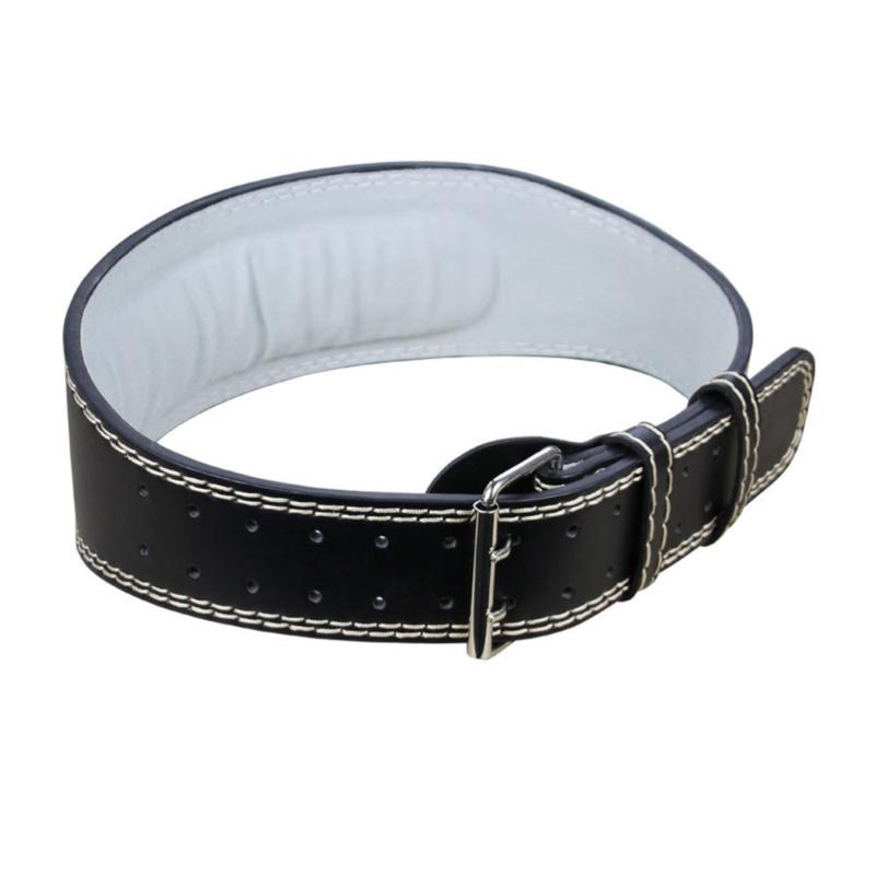 

105cm Cowhide Squat Belt Weight Lifting Power Training Back Support Gym Bodybuilding For Men (Black) Waist