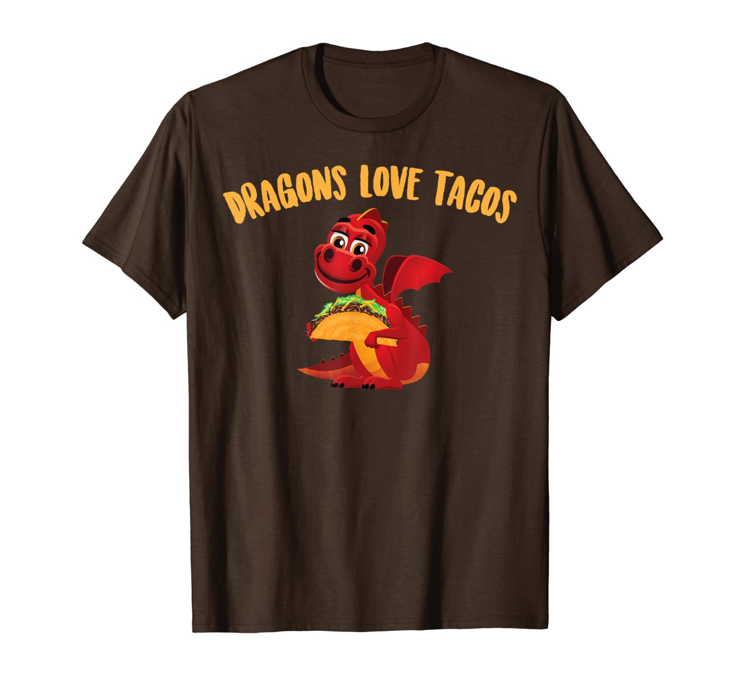 

dragons love tacos | cool fish tacos dish funny gift t-shirt, White;black