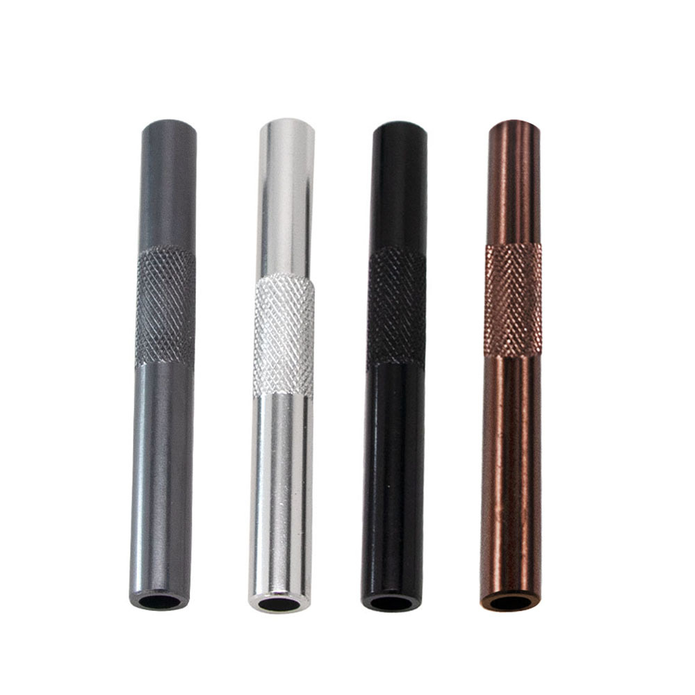 

2021 Fashion Style Metal Pen-shaped Smoke Creative Cool Tobacco Pipe With Cover Smoking Cigarette Pipes Accessories
