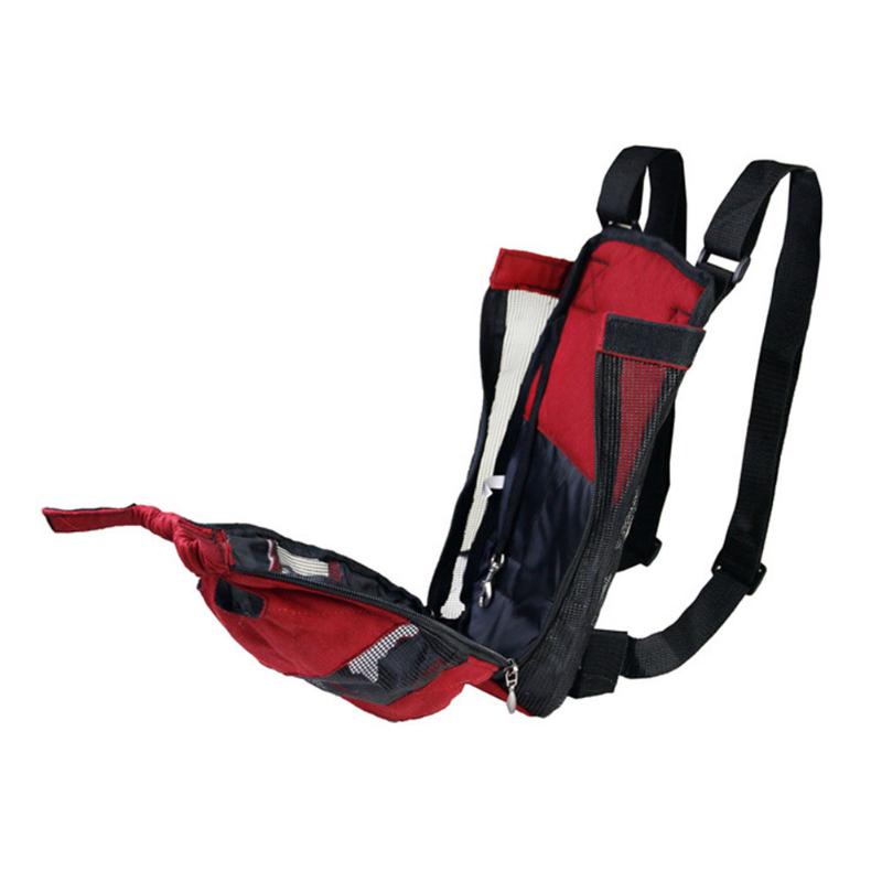 

Dog Car Seat Covers Breathable Outdoor Travel Front Chest Hands-free Backpack Bag Puppy Adjustable Carrier Cat Double Shoulder Mesh Portable