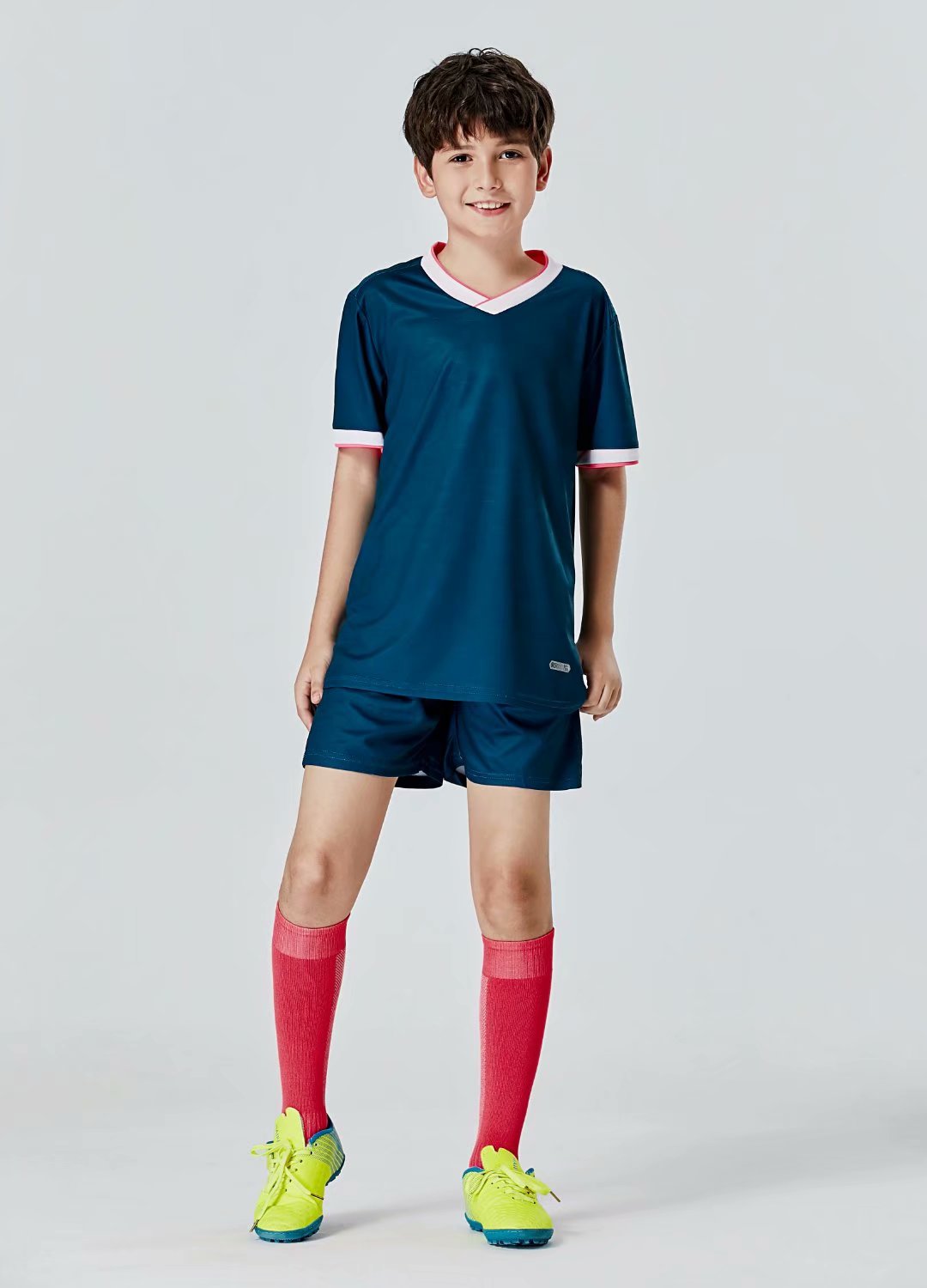

#068 Football uniform men+kids soccer Jersey printing team custom track and field sports short-sleeved shirt, Black;yellow