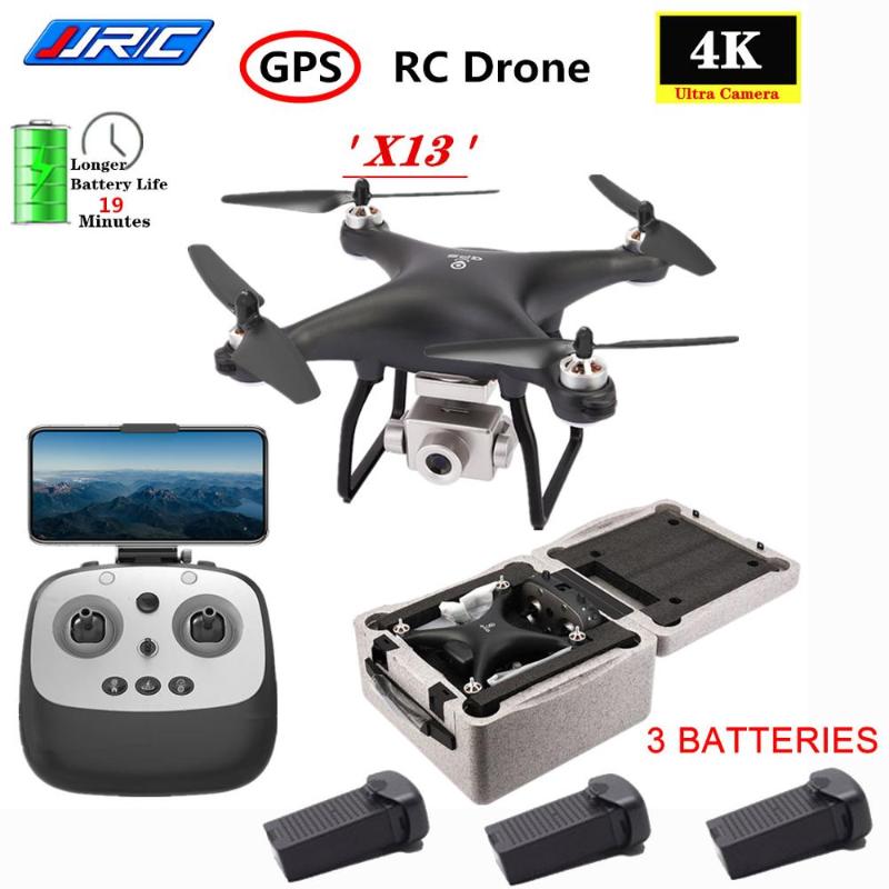 

JJRC X13 5G WiFi 4K HD Wide Angle Camera GPS Brushless Motor Profissional RC Quadcopter RC FPV Racing Drone Models Toys