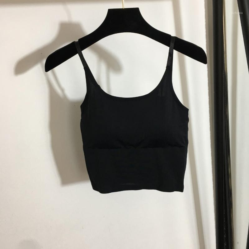 

Bustiers & Corsets 2021 Top Brand Women's Medium Strength Support One Piece Padded Sports Underwear Summer, Black