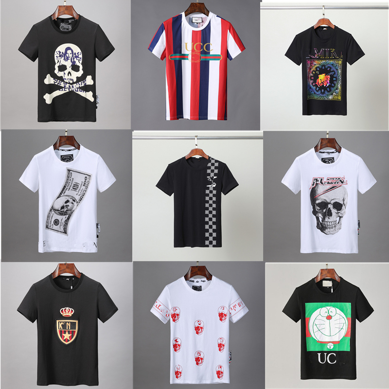 

High quality boy designer t-shirt men's t-shirt homogenous clothing Polo street wear fashion men's short-sleeved t-shirt men's shirt, White;black