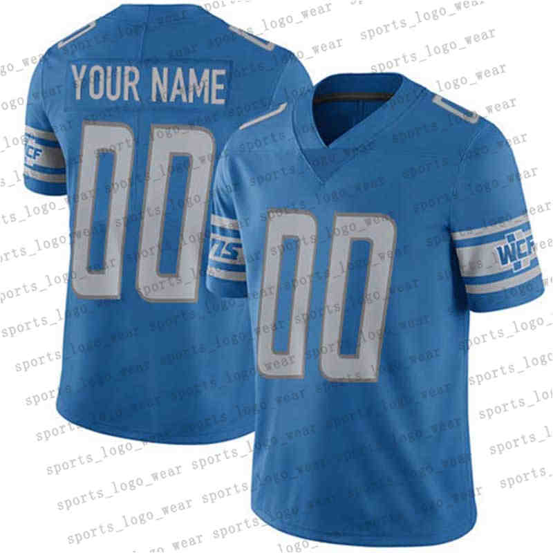 

Detroit Lions American Football Jersey 16 Jared Goff 20 Barry Sanders 88 T.J. Hockenson 23 Jeff Okudah 32 D'Andre Swift 58 Penei Sewell Frank Ragnow Billy Sims Custom, Men