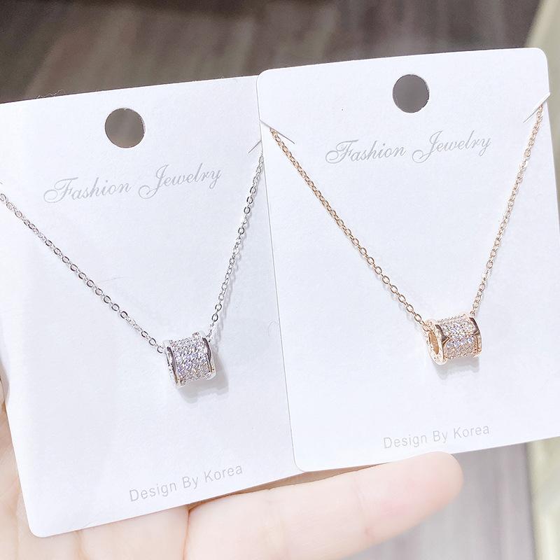 

Chains Small Waist Necklace Women's Korean-Style Simple Clavicle Chain Fashionable Temperament Pendant, Silver