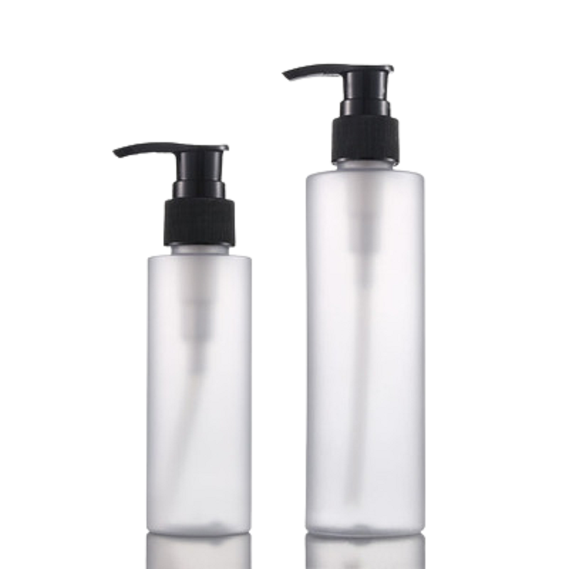 

Storage Bottles & Jars 100ML 200ML Empty Round Frosted Bottle Lotion Black Press Pump Refillable Cosmetic Packaging Vials Container 10Pieces