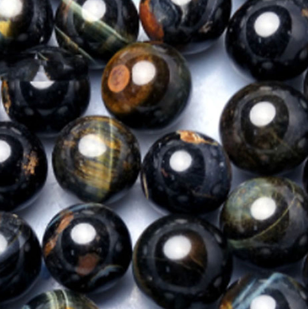 

Natural Blue Tiger Eye Sphere Small Ball Healing Crystal Gemstone Quartz Figurine