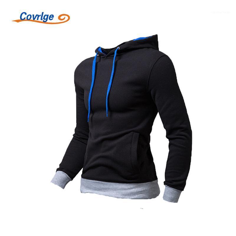 

Men' Hoodies & Sweatshirts Covrlge Sweatshirt Solid Color Multicolor All-match Trend Fashion Casual Self-cultivation Hooded Pullover Jacket, Green