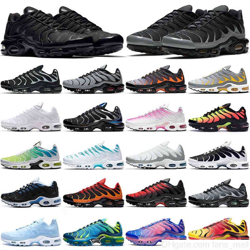 

tn plus running shoes men women Spider Web Fresh Perspective Triple Black Grey Orange Greedy Green tns mens womens outdoor sports sneakers