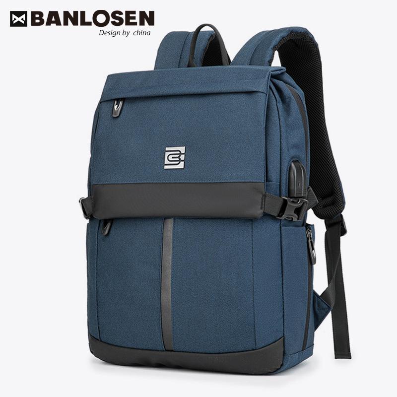 

Leisure Light Fashion USB Recharging School Bag Backpack For Teenagers Men Anti Theft Female Male Mochila 15.6 Laptop Bags, Black