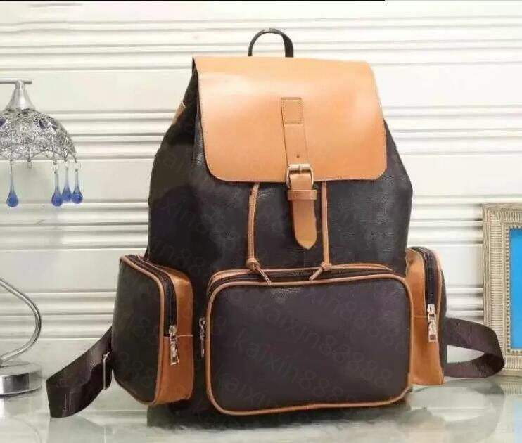 

Unisex Designer Black Backpacks pu leather Apollo DISCOVERY Luxury Trio School Bags Flowers Men Women Outdoor Travel Bag Josh Fashion Steamer Students Back Packs, Color