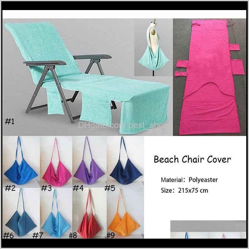 

Microfiber Beach Chair Cover Beach Chair Towel Pool Lounge Chair Blankets Portable With Strap Beach Towels Double Layer Blanket Yrkp1 Ljbxt