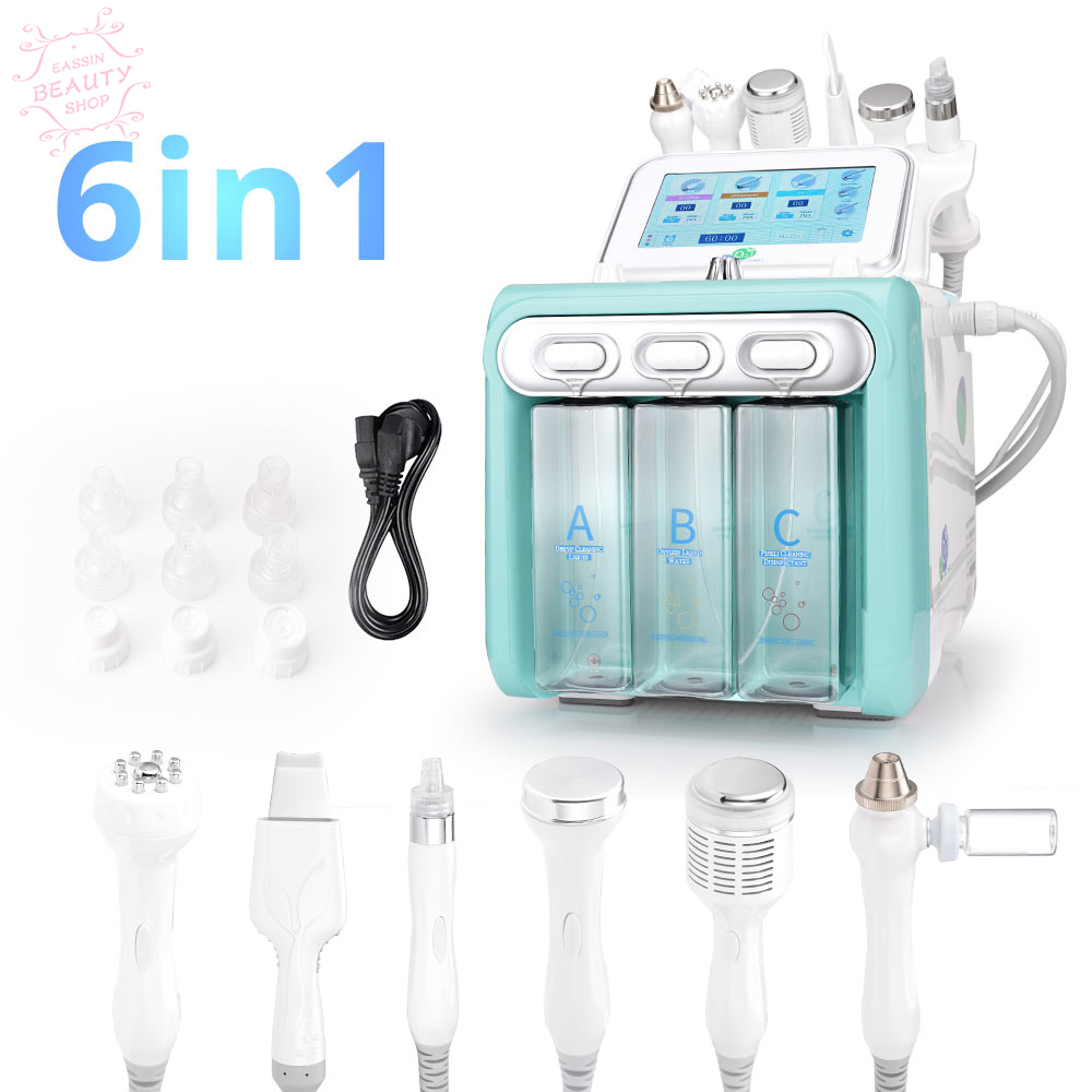 Updated 6 in1 Dermabrasion Improve Cell Organization Deep Cleansing Facial Skin Rejuvention Machine Beauty Salon Use-image-591586516