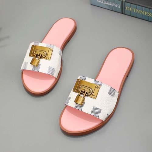 

Sell Well High Quality Slippers Sandals Fashion Slides With box Flat shoes Huaraches Flip Flops Loafers Scuffs Size:35-41 01, #9
