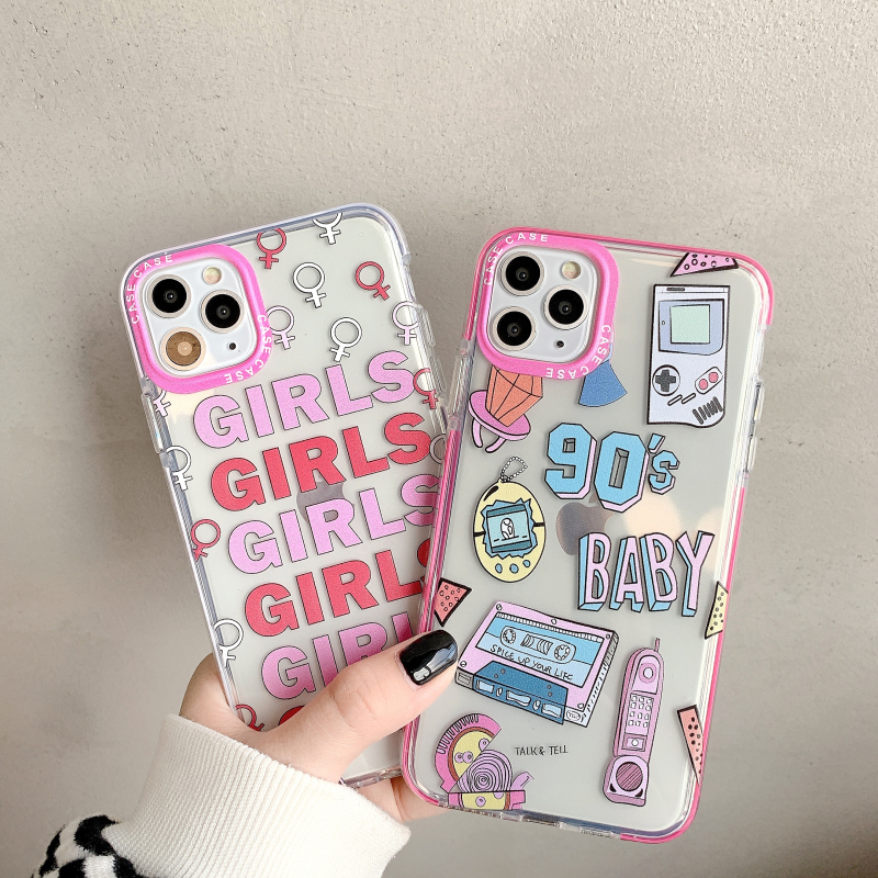 

Cute Fashion Shockproof Case For iPhone 13 12 11 Pro Max XR X XS 7 8 Plus SE Butterfly Dog Soft Transparent TPU Back Cover, Blue