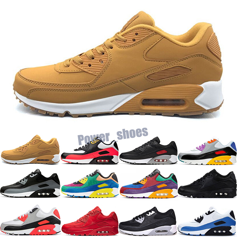 

top Quality 2021 Men Women casual Shoes Sneakers Classic 90 Sport Trainer Cushion 90S Surface Breathable Sports Shoe 36-45 ZG39, # 24