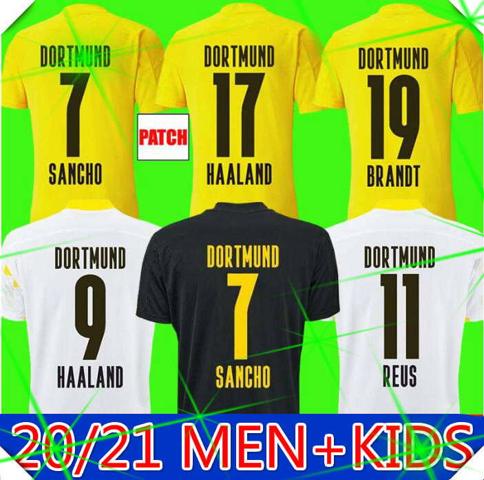 

HAALAND REUS Third 20 21 soccer jerseys TURNIERTRIKOT AUSWÃRTSTRIKOT HEIM BELLINGHAM SANCHO Borussia Dortmund HUMMELS BRANDT maillot DE FOOT ., Black;yellow