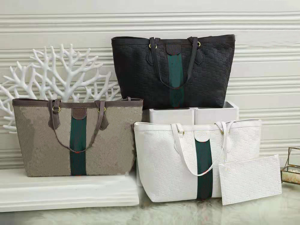 

2pcs/set handbags ladies designer composite bags lady clutch bag shoulder tote female purse wallet, Customize