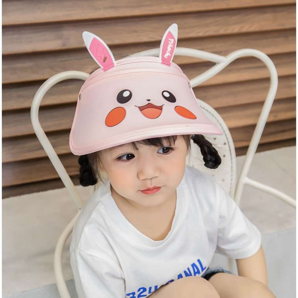 

children's sunshade cap Summer Boys and girls travel sunscreen, Yellow