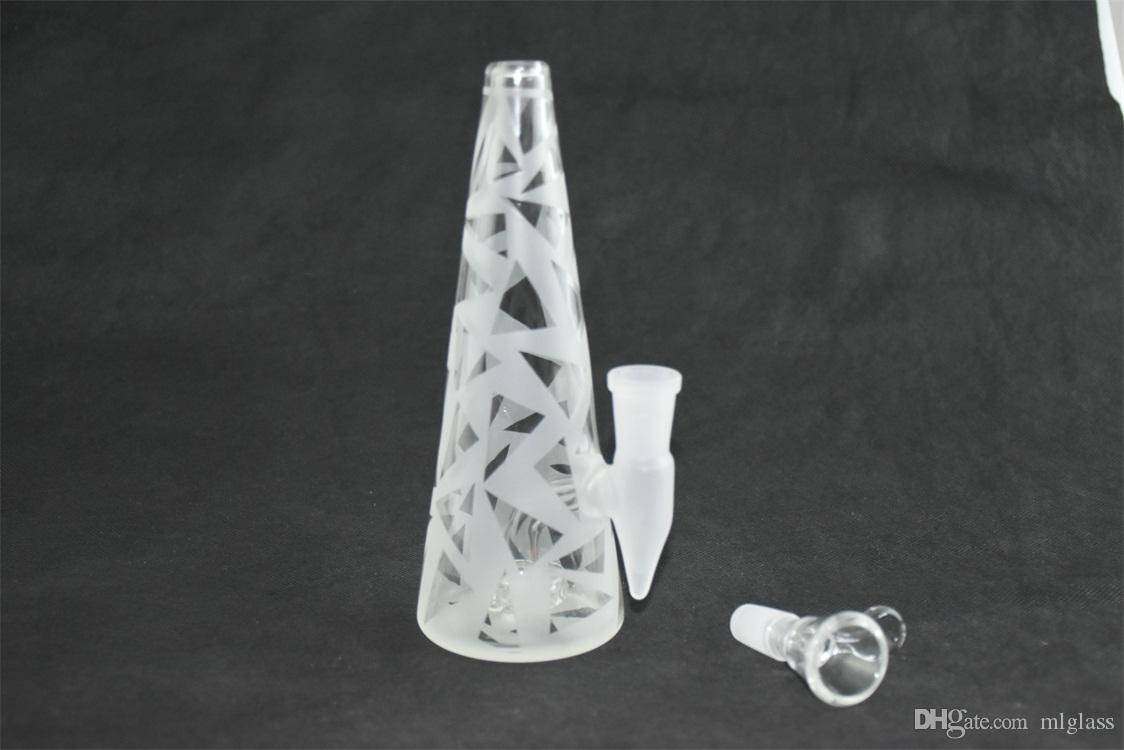 

Glass hookah, drill Bongs frosted smoking pipe, 14 mm joint bowl, factory direct sales, price concessions
