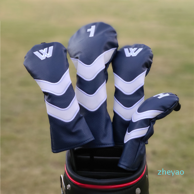 

Golf Putter Headcover PU Leather Golf Driver Fairway UT Head Cover Set Many Options