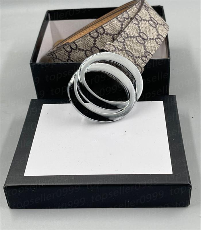 

2021 Fashion Big buckle genuine leather belt with designer men women high quality mens belts AAA67588, No box