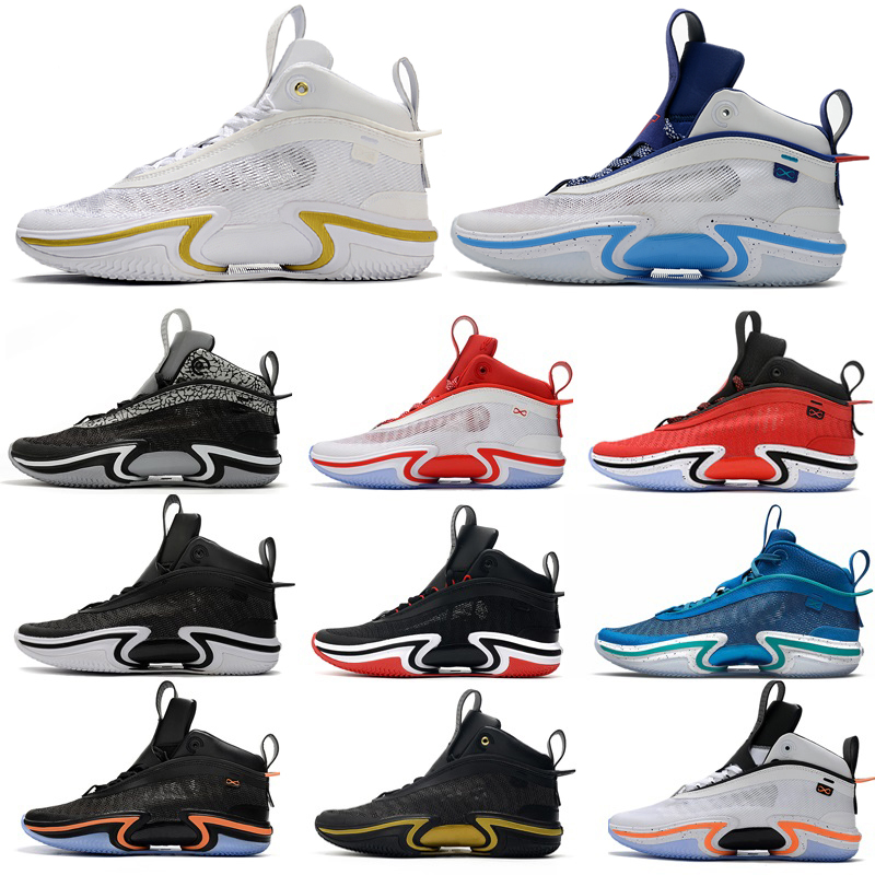 

Jumpman 36 mens basketball shoes Glory First Light Jayson Tatum Kia Nurse Bred 36s Black Orange Gold White Blue trainers women men sports sneakers 36-46, Pay for box