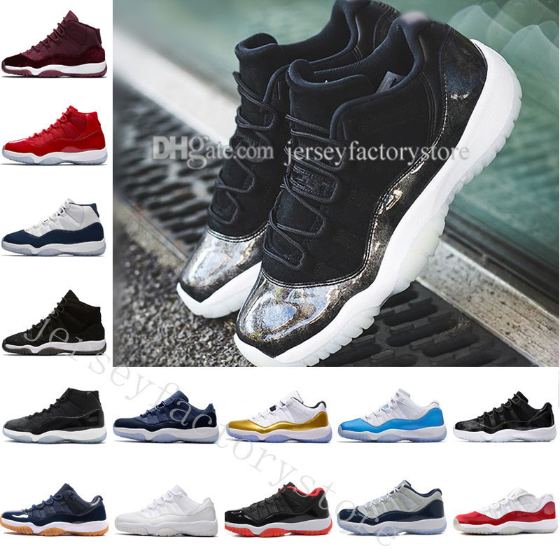 

2021 With Box High Cut New Series 11 Velvet Heiress Red Blue Grey Suede Basketball Shoes Men Spaces Jams 11s Xi Sports Shoes Eur 36 -47 Mu, #18 high concord