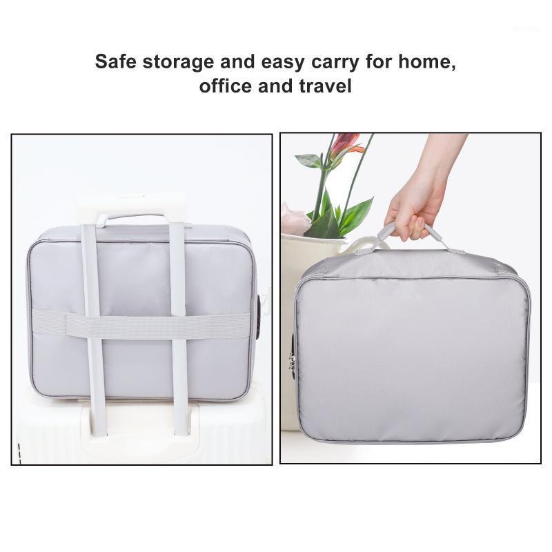 

Storage Bags Fireproof File Bag Adjustable High Waterproof Fire Easy To Store And Carry Traveled Travel Money