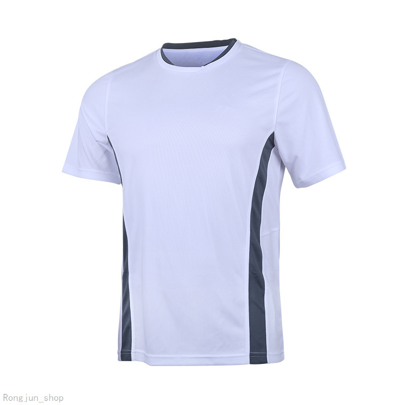 

20 21 Men Short Sleeve Soccer Jersey Team Training Uniform Football Match Shirt Quick Dry, Color 1