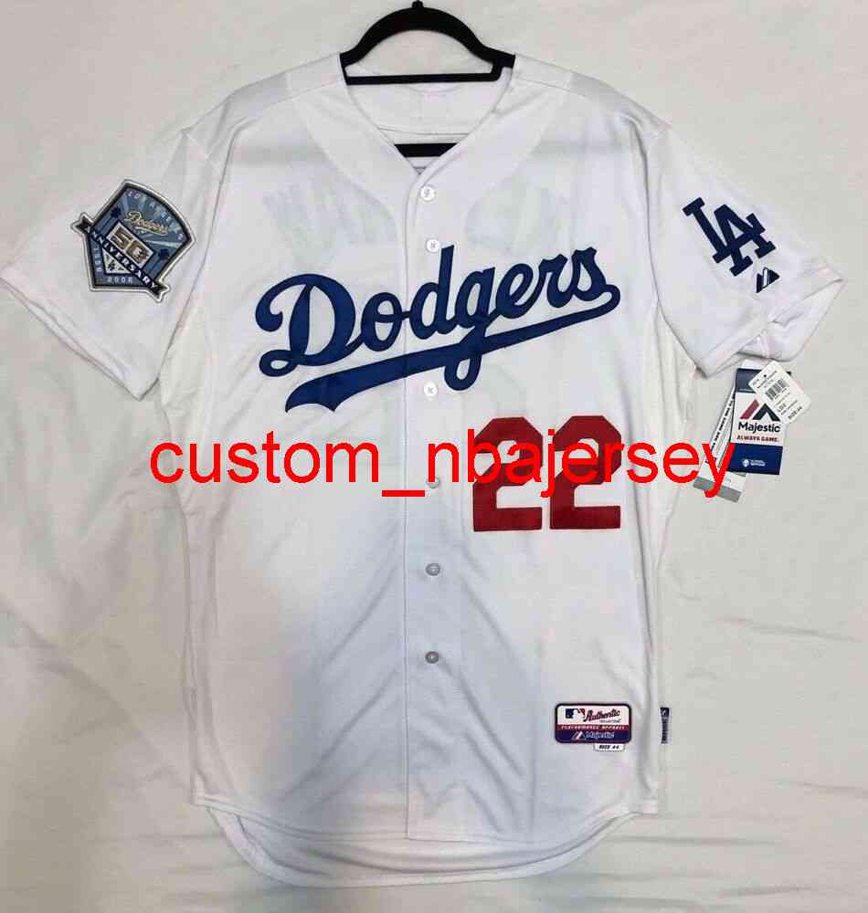 

Custom LOS CLAYTON KERSHAW Cool Base ROOKIE Jersey Stitched Add Any Name Number XS-6XL Men Women Youth Baseball Jerseys, Black