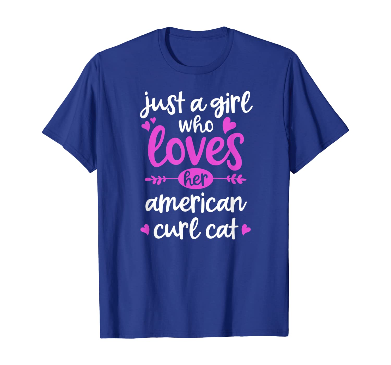 

just a girl who loves her american curl cat shirt, White;black