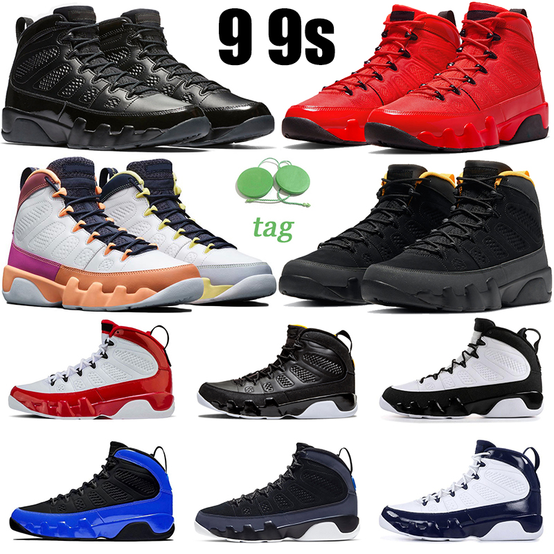 

9 9s JUMPMAN Men Basketball Shoes Bred Chile Red Change The World Racer Blue Reflective University Gold UNC Anthracite Mens Trainers Sports Sneakers