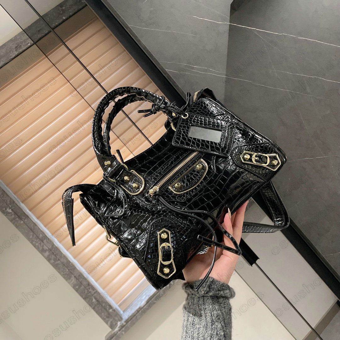 

Motorcycle Bag Alligator Hourglass Packbag Designer Classic Womens Tote Handbag Luxurys Leather Shoulder Bags Crossbody Mens Tote Large Capacity Metal Buckle, No bag