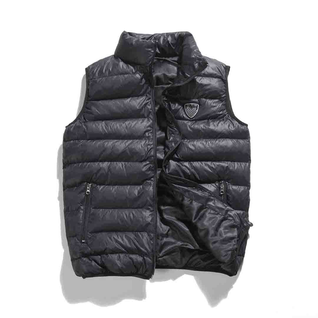 

Winter Down Jacket Vests Men Women Casual Waistcoat High Quality Hoodies Padded Coats, Blue