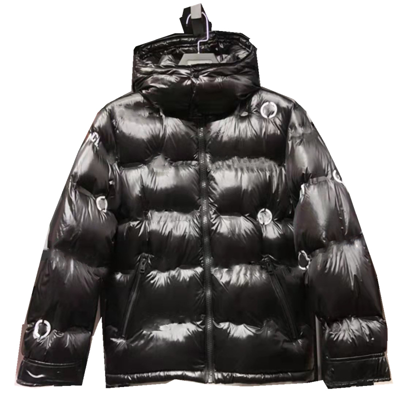 

2021Luxury France Mens down jacket Letter Monclair Logo Knitted women Parkas Panel Casual coats Bomber jackets Designers Men S Clothing 007, Black